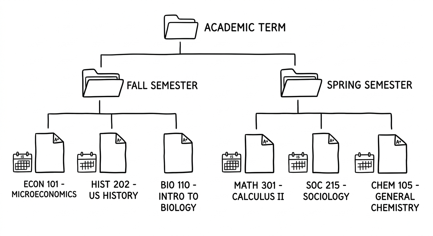 Structured Semester Organization
